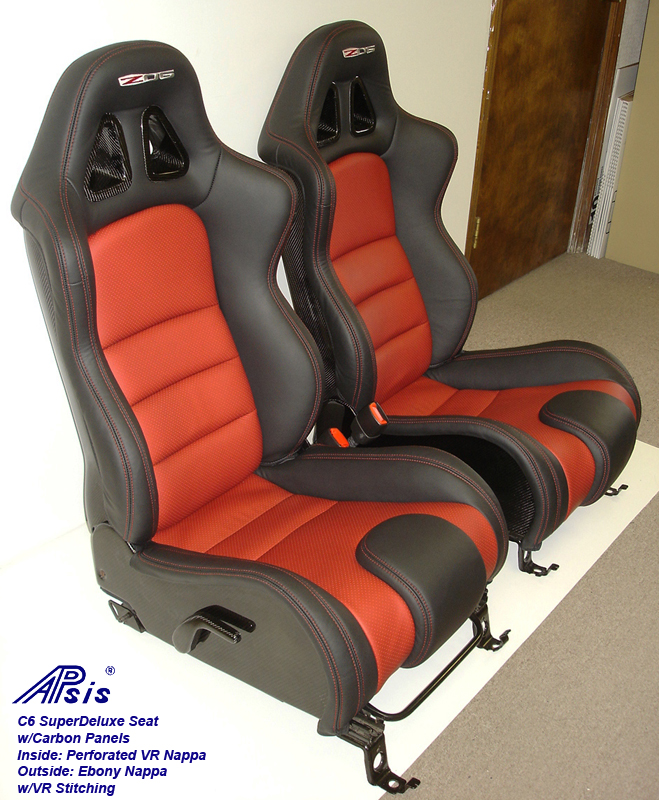 C6 SuperDeluxe Seat w-carbon panel-pair-side view-2