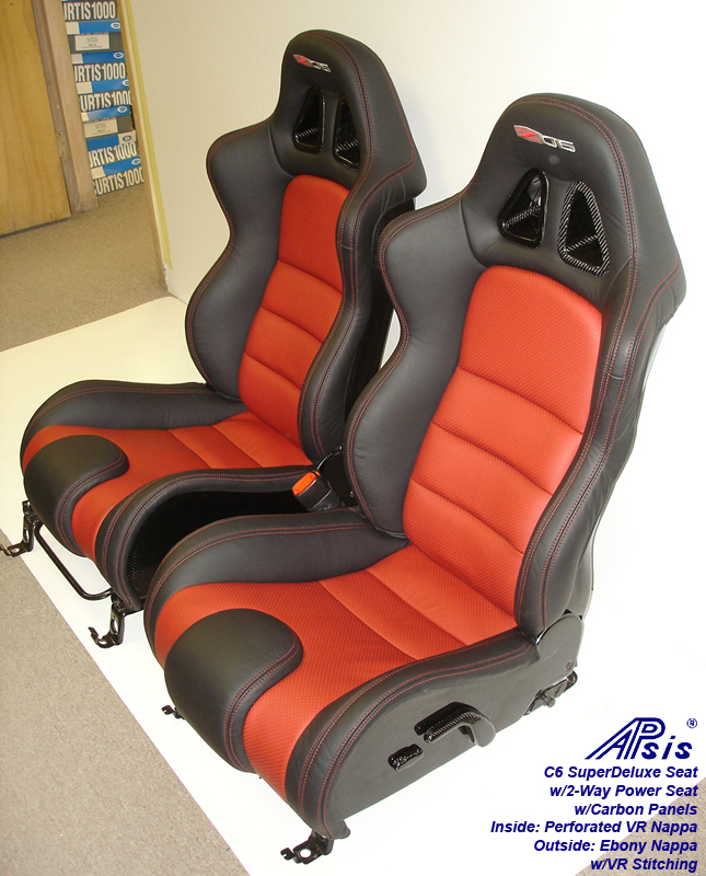 C6 SuperDeluxe Seat w-carbon panel-pair-side view-3