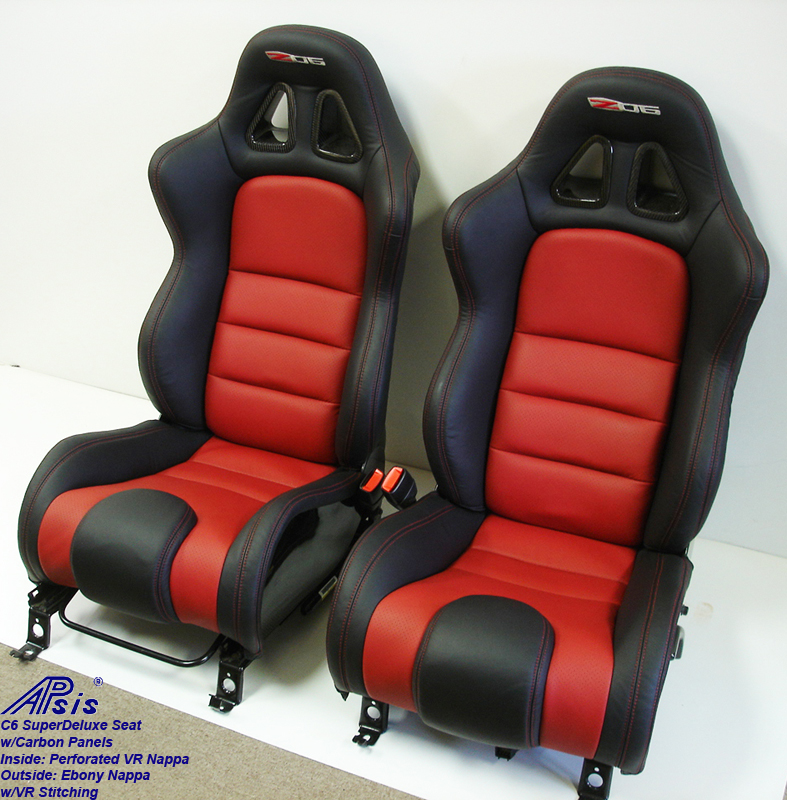 C6 SuperDeluxe Seat w-carbon panel-pair-side view-4