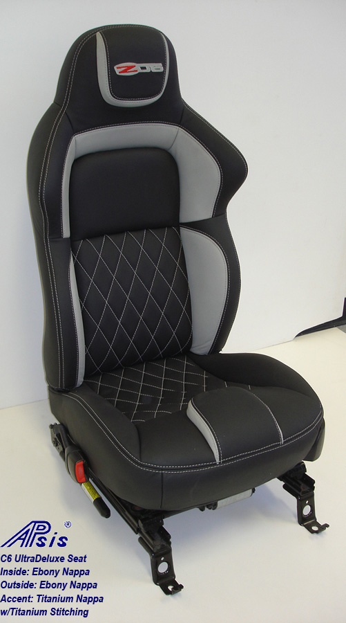 C6 UltraDeluxe Seat-EB+TI w-diamond stitching-individual-side view-1