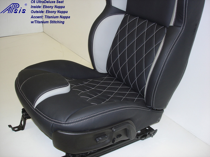 C6 UltraDeluxe Seat-EB+TI w-diamond stitching-lower only-side view-2