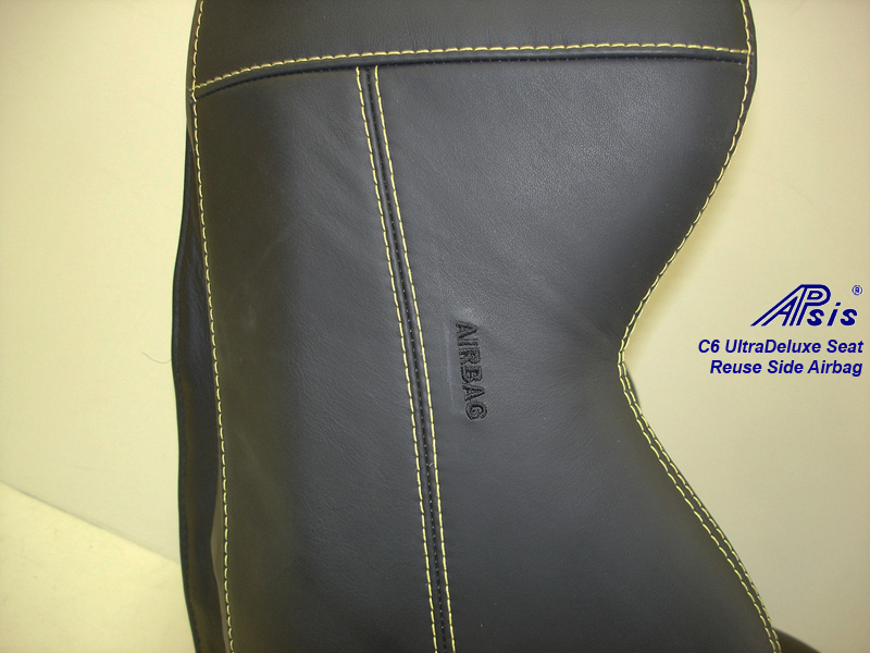 C6 UltraDeluxe Seat-finished-individual-close shot show airbag-1