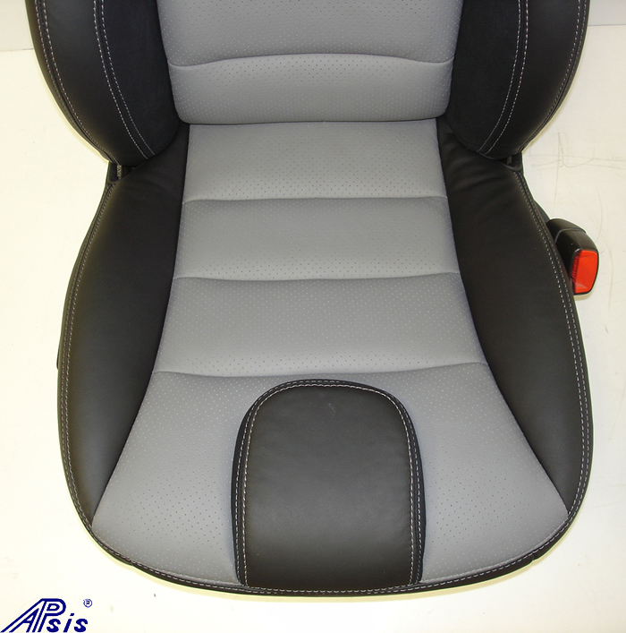 C6 UltraDeluxe Seat-perf dark titanium+ebony-lower seat only-1