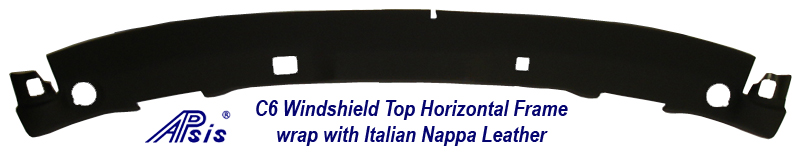 C6 Windshield Top Horizontal Frame in Italian Nappa Leather -1