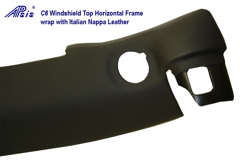 C6 Windshield Top Horizontal Frame in Italian Nappa Leather Close Shot -1