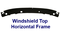 C6 Windshield Top Horizontal Frame