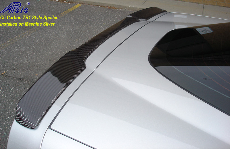 C6 ZR1 Style Spoiler-CF-installed on ms-2