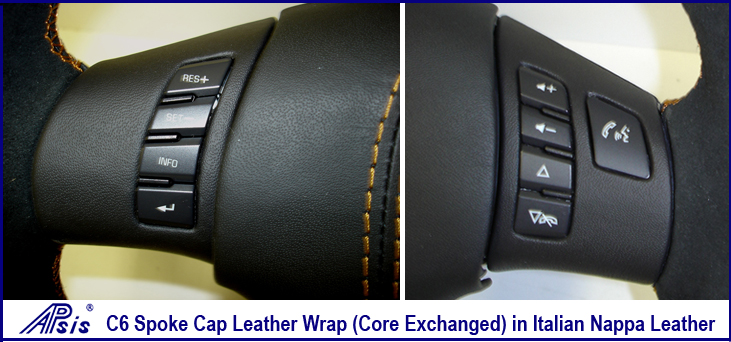 C6 spoke cap Core Exchanged bluetooth & Radio In Nappa Leather-1