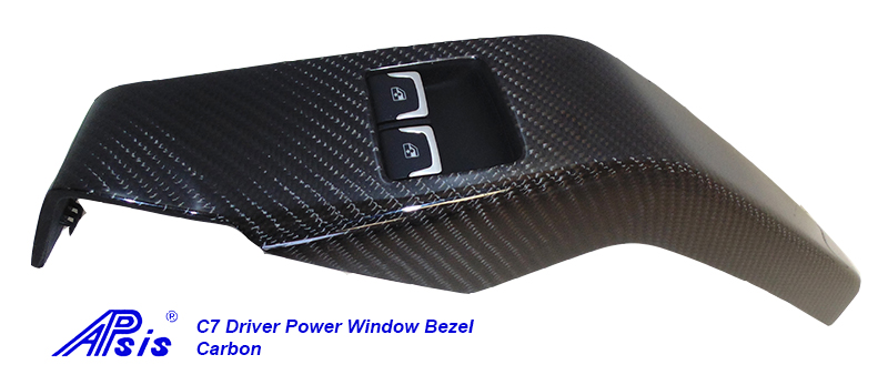 C7 Driver Power Window Bezel-CF-individual-3
