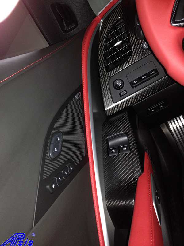 C7 Driver Power Window Bezel-matte-installed-from anthony sokol-1