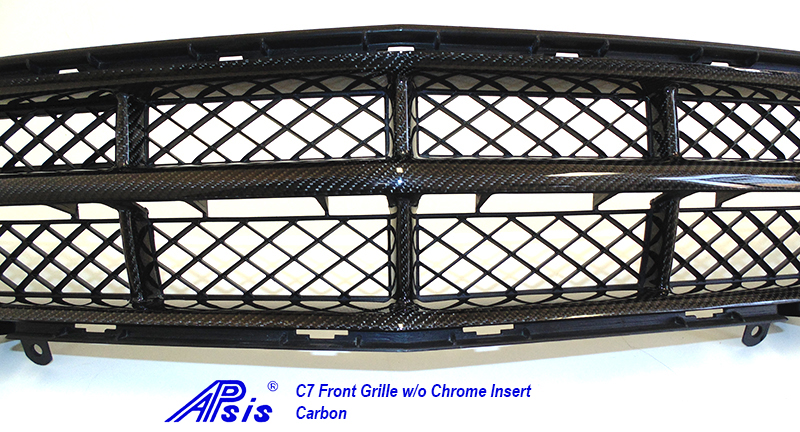 C7 Front Grille w-o chrome-individual-close shot-1