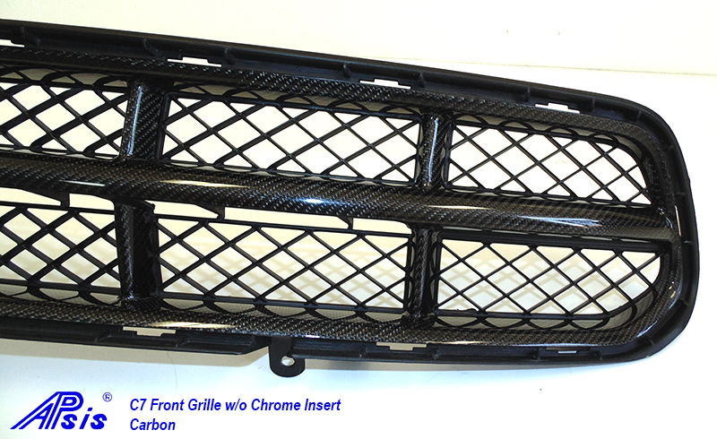 C7 Front Grille w-o chrome-individual-close shot-3