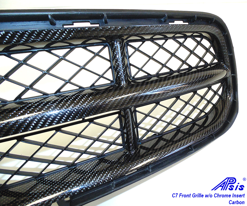 C7 Front Grille w-o chrome-individual-close shot-5