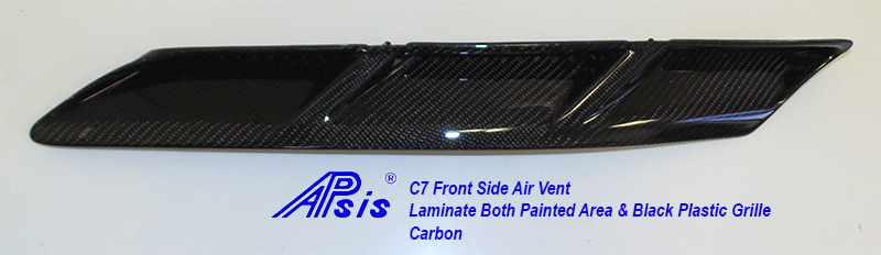 C7 Front Side Air Vent-laminate whole pc-1