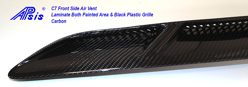 C7 Front Side Air Vent-laminate whole pc-13 close shot