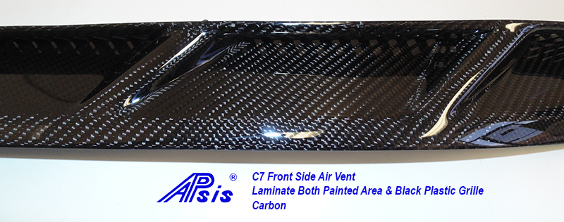 C7 Front Side Air Vent-laminate whole pc-4 close shot