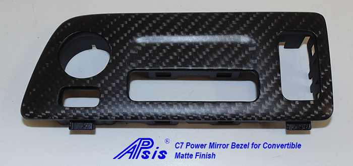 C7 Power Mirror Bezel for Convertible-matte-individual-2
