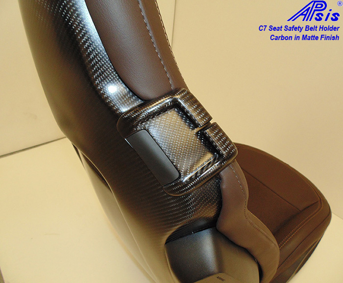 C7 Seat Belt Holder-matt-pass-installed on seat only-2