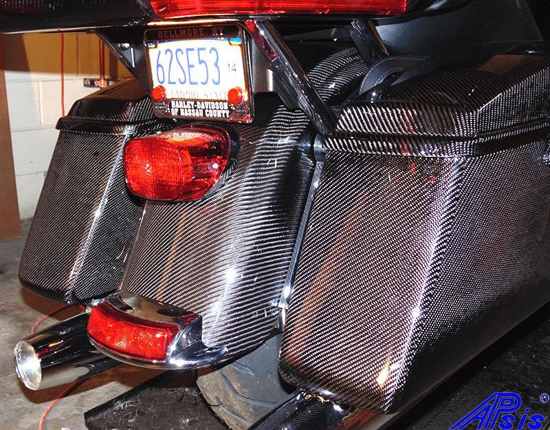 FLH Rear Fender 14-UP-installed-taken at warehouse-2a