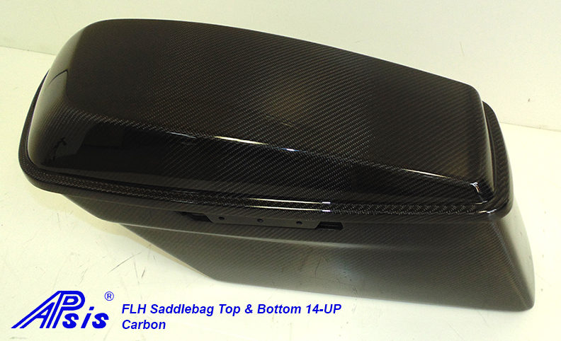 FLH Saddlebag 2014-Top+Bottom-CF-individual-1