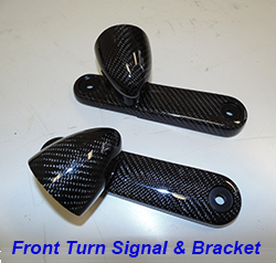 FLH Street Glide Front Turn Signal & Bracket-pair-1 250