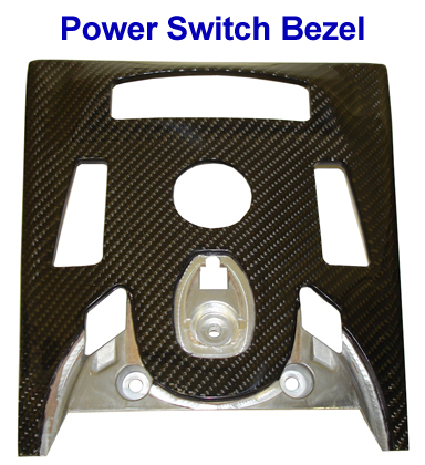 Mercedes CL63 AMG 07-UP - power switch bezel-  768