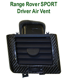 R.R.SPORT-BlackCF-Driver Air Vent- 230