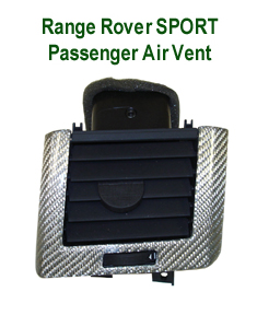 R.R.SPORT Silver CF-Passenger Air Vent-230