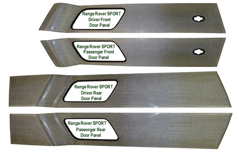 RR SPORT 06-UP Silver Carbon Door Panel 768