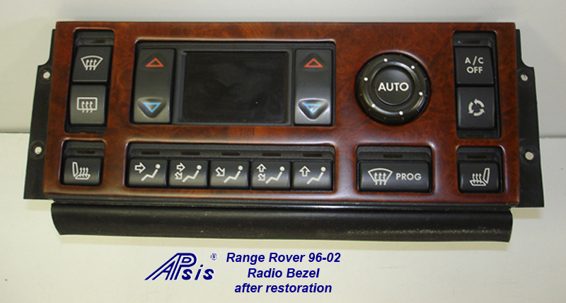 Range Rover 96-02-ac bezel-after restoration-2