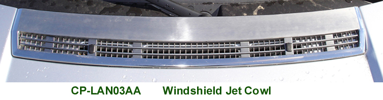 Range Rover Chrome Windshield Jet Cowl- web 72