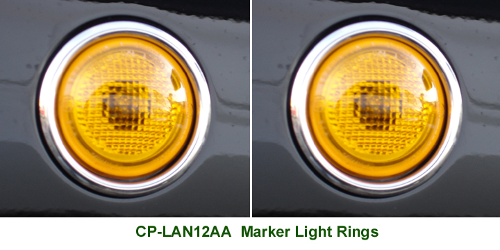 Range Rover Marker Light Rings - Web 72