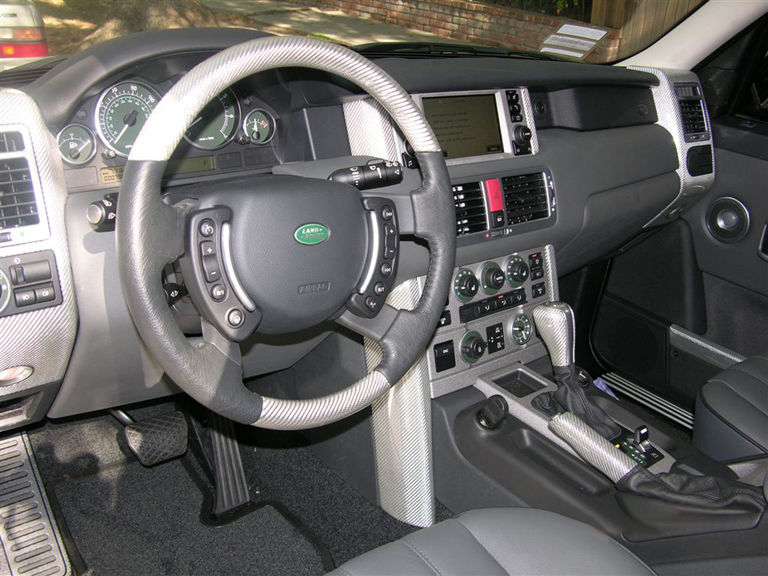 Range Rover Silver CF-install-left view - 768