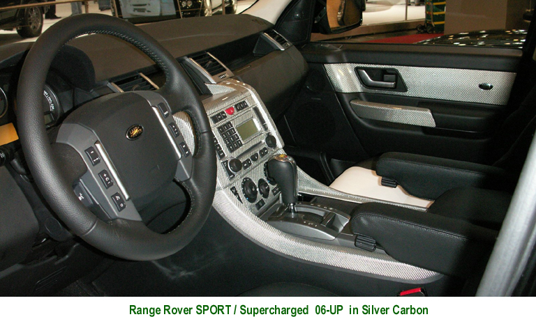 Range Rover Sport Silver CF Dashes-install - 768p 72P