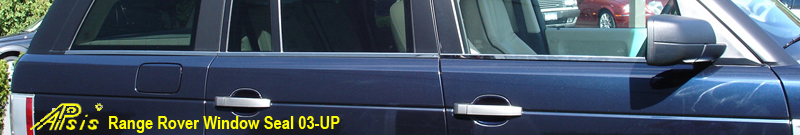 Range Rover-Window Seal-stainless-installed-front side view-800
