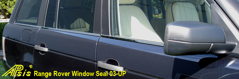 Range rover-Window Seal-stainless-installed-front view-800