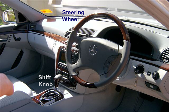 S500 W220 SteeringWheel & Shift Knob 00-06