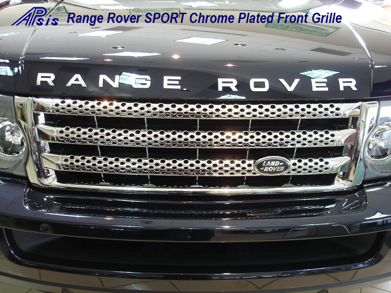 SPORT Chrome Plated Grille-installed-close shot-1