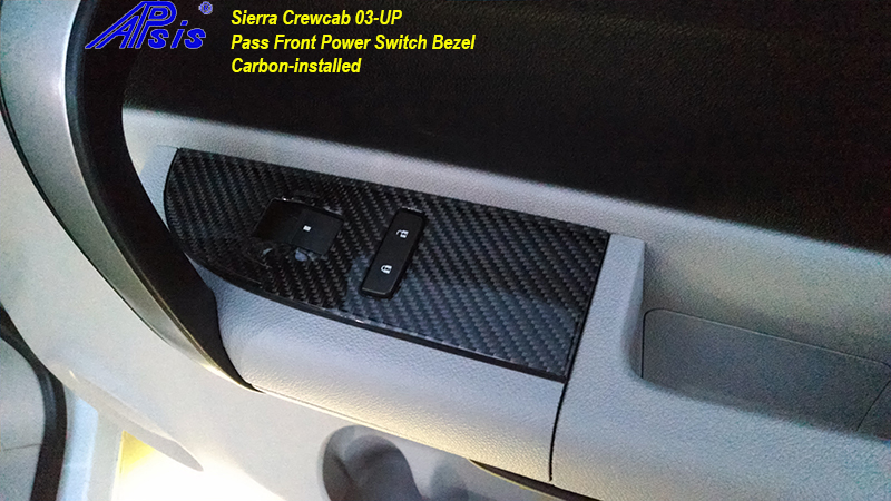 Sierra Crewcab-CF-PF Power Switch Bezel-installed-1
