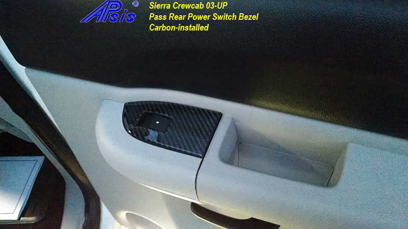 Sierra Crewcab-CF-PR Power Switch Bezel-installed-1