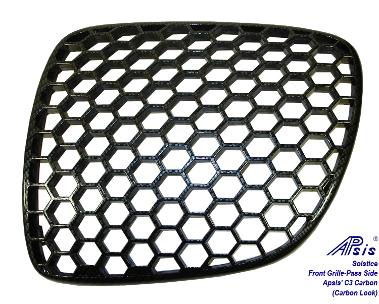 Solstice Front Grille-c3 carbon-right side-1