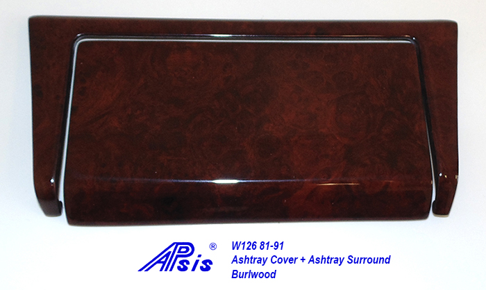 W126 Ashtray Cover + Surround-burlwood-1