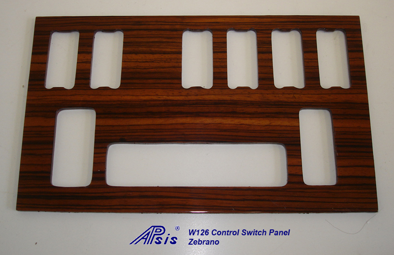 W126 Control Swtich Panel-zebrano-1a