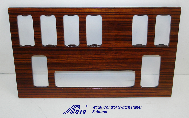 W126 Control Swtich Panel-zebrano-2