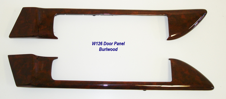 W126 Door Panel-burlwood-pair-1