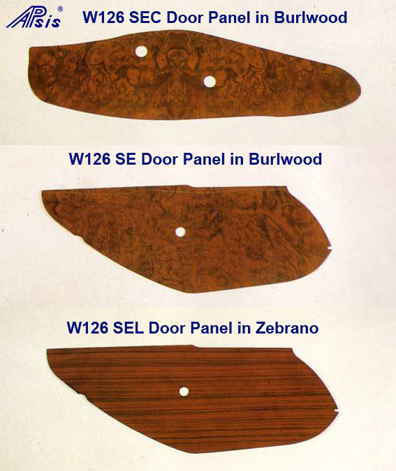 W126 Door Panels