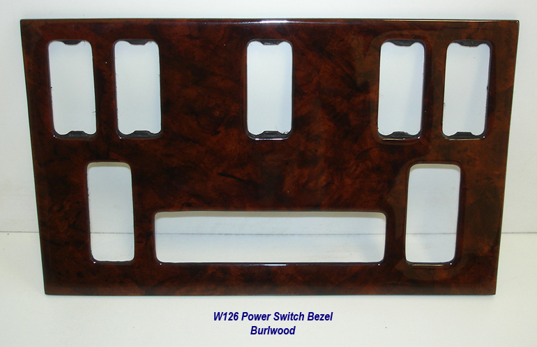 W126 Power Switch Bezel-burlwood-1