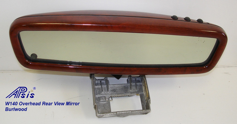 W140 Overhead Rear View Mirror-burlwood-individual-1