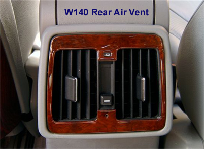 W140 Rear Air Vent 92-99