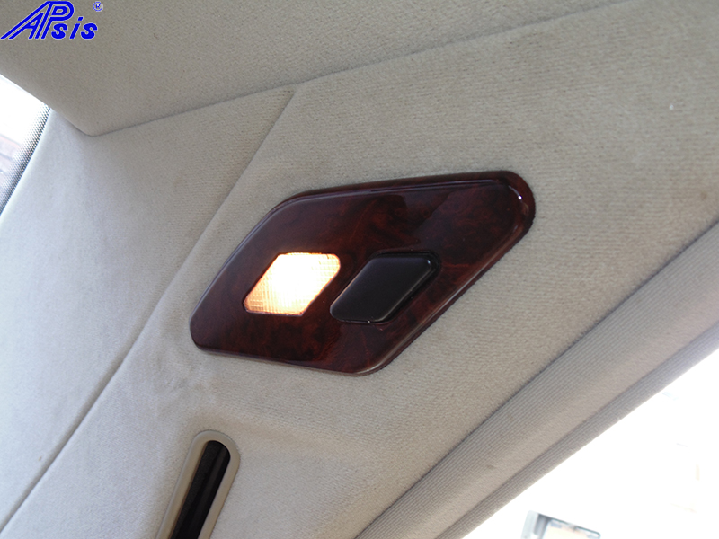 W140 Rear Light Lense-burlwood-installed-1 800